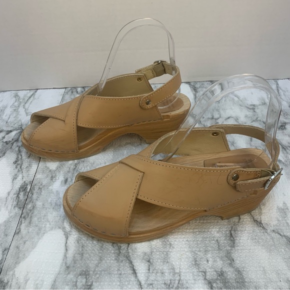 Maguba sustainable, handmade in Sweden.leather and wood sandals. - Picture 6 of 12